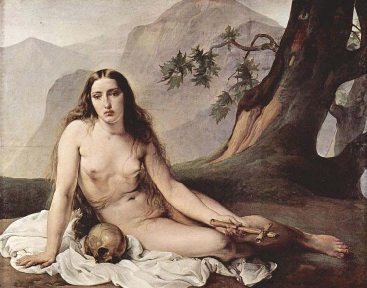 Francesco Hayez The Penitent Mary Magdalene